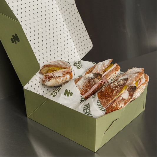 HAM & GRUYERE BAGUETTE BOX